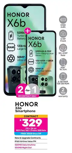 Game HONOR X6b Smartphone offer