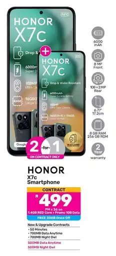 Game HONOR X7c Smartphone offer