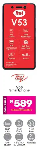 Game Itel V53 Smartphone offer