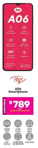 Game Itel A06 Smartphone offer