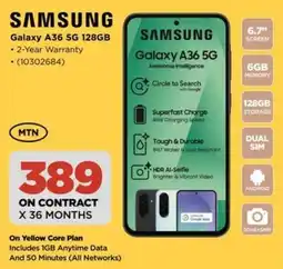 HiFi Corp SAMSUNG Galaxy A36 5G 128GB offer