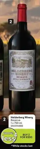 Makro Helderberg Winery Reserve offer