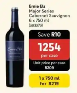 Makro Ernie Els Major Series Cabernet Sauvignon offer