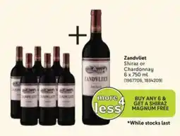 Makro Zandvliet Shiraz or Chardonnay offer