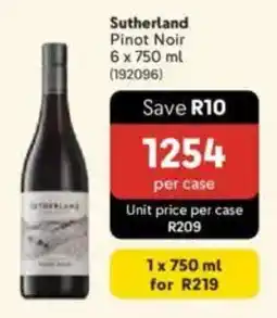Makro Sutherland Pinot Noir offer