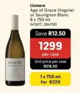 Makro Lismore Age of Grace Viognier or Sauvignon Blanc offer
