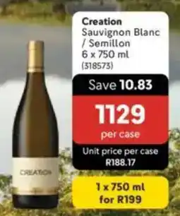 Makro Creation Sauvignon Blanc/ Semillon offer