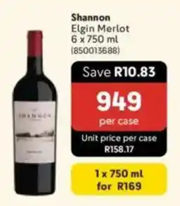 Makro Shannon Elgin Merlot offer