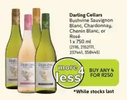 Makro Darling Cellars Bushvine Sauvignon Blanc, Chardonnay, Chenin Blanc, or Rosé offer
