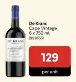 Makro De Krans Cape Vintage offer