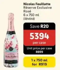 Makro Nicolas Feuillatte Réserve Exclusive Rosé offer
