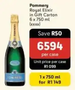 Makro Pommery Royal Elixir in Gift Carton offer