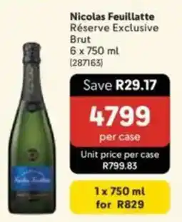 Makro Nicolas Feuillatte Réserve Exclusive Brut offer