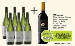 Makro FAT bastard Chardonnay, Chenin Blanc, Sauvignon Blanc, or Rosé offer