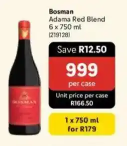 Makro Bosman Adama Red Blend offer