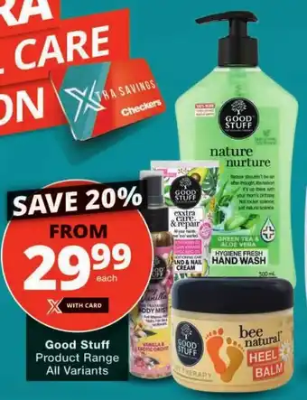 Checkers Good Stuff Product Range All Variants offer