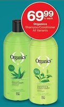 Checkers Organics Shampoo/Conditioner All Variants offer