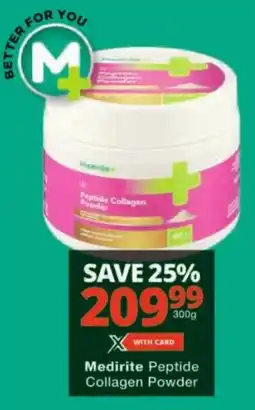 Checkers Medirite Peptide Collagen Powder offer