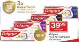 Colgate Total 12 Toothpaste All Variants