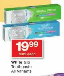 White Glo Toothpaste All Variants