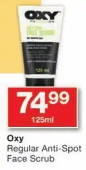 Checkers Oxy Regular Anti-Spot Face Scrub offer