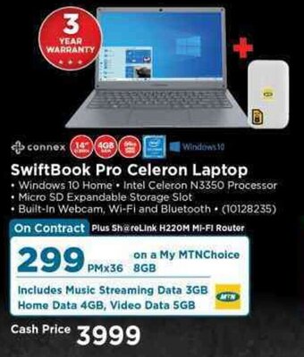 HiFi Corp SwiftBook Pro Celeron Laptop offer