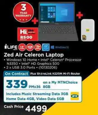 HiFi Corp Zed Air Celeron Laptop offer
