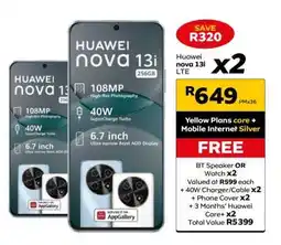 MTN Huawei nova 13i LTE offer