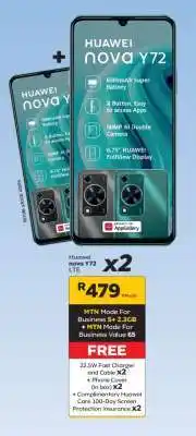 MTN Huawei nova Y72 LTE offer