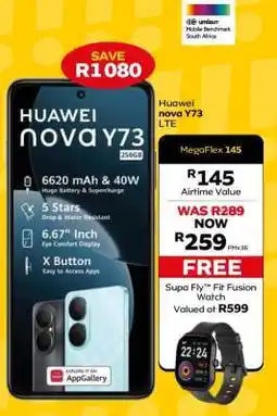 MTN Huawei nova Y73 LTE offer