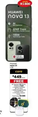 MTN Huawei nova 13 LTE offer