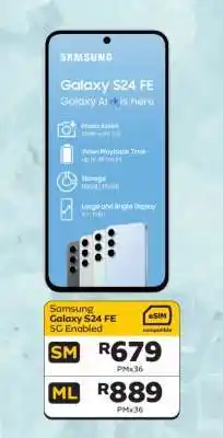 MTN Samsung Galaxy S24 FE 5G Enabled offer