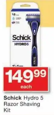 Schick Hydro 5 Razor Shaving Kit