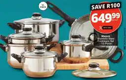 Checkers Majoré Stainless Steel Cookware Set offer