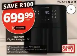 Checkers Platinum Digital Airfryer offer