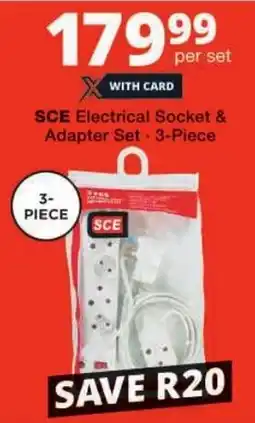 Checkers SCE Electrical Socket & Adapter Set offer