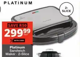 Checkers Platinum Sandwich Maker offer