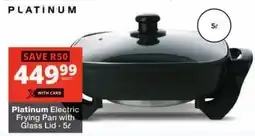 Checkers Platinum Electric Frying Pan with Glass Lid offer