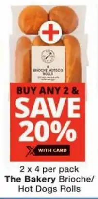 Checkers The Bakery Brioche/ Hot Dogs Rolls offer