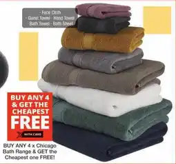 Checkers Buy Any Chicago Bath Range & GET the Cheapest one FREE offer