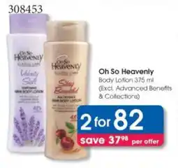 Clicks Oh So Heavenly Body Lotion offer
