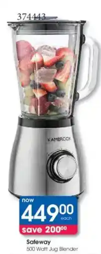 Clicks Safeway 500 Watt Jug Blender offer