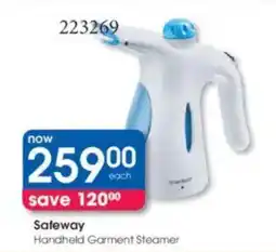 Clicks Safeway Handheld Garment Steamer offer