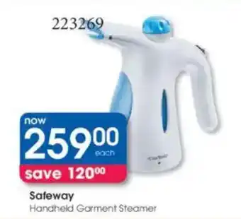 Clicks Safeway Handheld Garment Steamer offer