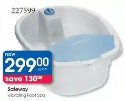Clicks Safeway Vibrating Foot Spa offer