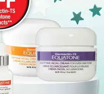 Equatone Day Time Facial Cream or Night Time Facial Cream 42.5g