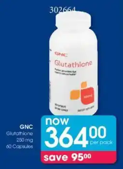 Clicks GNC Glutathione offer