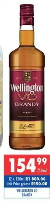 Ultra Liquors Wellington vo brandy offer