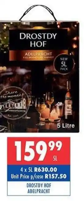 Ultra Liquors Drostdy hof adelpracht offer