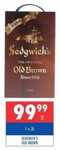 Ultra Liquors Sedgwick's old brown offer